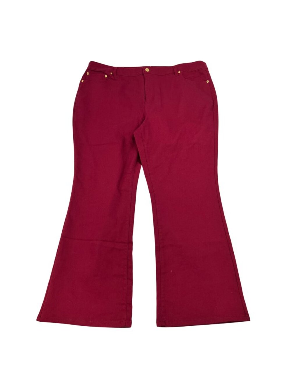 C Wonder Womens Bootcut Jeans Raspberry High Rise Size 20WP